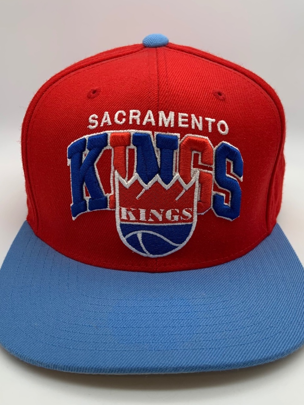 Vintage Sacramento Kings Basketball Snapback Hat Hardwood Classics Acrylic/Wool